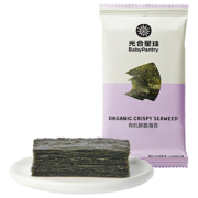光合星球（THE BABYPANTRY）babycare有机鲜脆海苔宝宝零食海苔片无添加食用盐酥脆12g