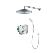 汉斯格雅（Hansgrohe） 双飞雨暗装入墙式预埋隐藏式淋浴花洒套装【拍下60天内发货】 暗装飞雨300顶喷套装