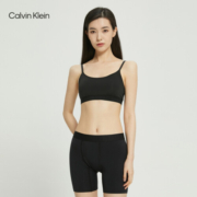 Calvin Klein 内衣【预售】女士时尚可抽取衬垫舒适无钢圈细肩带文胸QP2581O UB1-黑色 M