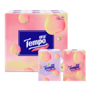 京喜特价app：得宝（TEMPO）水蜜桃香味4层加厚手帕纸  12包