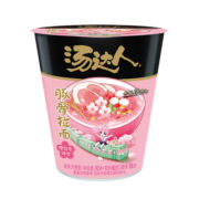 统一 【樱花限定】汤达人 日式豚骨樱花杯面80g* 12杯整箱装方便面