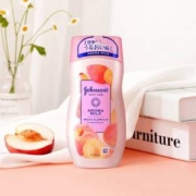 马来西亚进口，强生美肌 蜜桃甜杏身体乳 200ml*2瓶