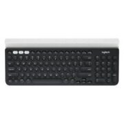 logitech 罗技 K780 蓝牙2.4G无线薄膜键盘 黑色 无光