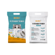 森之神力天然纳基矿物猫砂破损矿砂低粉尘吸水好贴合猫咪天性丝皓但使饮马