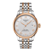 天梭（TISSOT）瑞士手表 力洛克系列腕表 钢带机械男表T006.407.22.033.00
