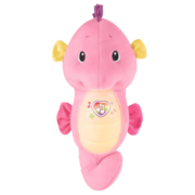 费雪（Fisher-Price） 小海马新生儿安抚礼盒玩具婴儿安抚海马哄睡玩偶宝宝声光玩具 新款粉色GCK80