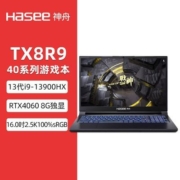 神舟战神TX8R9 i9-13900HX英伟达4060独显直连大型电竞游戏笔记本