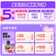 抢百元大额券 -520天猫国际周年庆