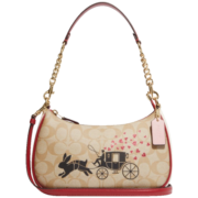 蔻驰（COACH）奢侈品女士兔年限定新年款腋下包手提单肩包CF403  品牌授权直供