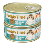 再降价、概率券：最宠 Paddy Time 泰国进口猫罐头  金枪鱼明虾   80g
