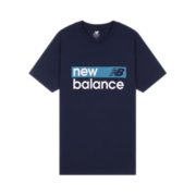 NEW BALANCE NB奥莱男女经典LOGOT恤简约圆领运动休闲短袖宽松半袖 MT03917-PGM M