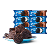 需抢券：OREO 奥利奥 夹心饼干休闲零食 办公室下午茶 经典原味+巧克力味 58gX8连包