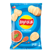 学生价：乐事 薯片 意大利香浓红烩味 75g*17件