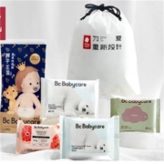 新会员专享：babycare  婴儿洗衣皂+皇室纸尿裤L码+熊柔巾40抽+小熊巾10抽+定制礼袋