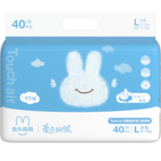 兔头妈妈Touch air超薄纸尿裤L40片(9-14kg)宝宝尿片轻薄透气屁屁不闷