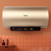 Midea 美的 60升家用储水式电热水器摩卡金 双管变频速热一级能效