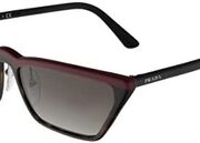 Prada 普拉达 PR19US 中性款小方框猫眼太阳镜 黑色