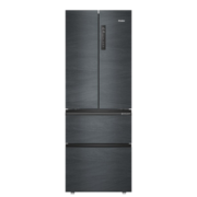 海尔（Haier）冰箱法式335升双开门四开门多门一级双变频嵌入式家用电冰箱风冷无霜超薄银河系列 335升银河灰+一级能效+三档变温+WIFI智控