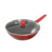 双立人（ZWILLING）炒锅不粘锅小红锅炒菜锅灶炉通用 NOW炒锅30cm