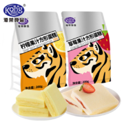 聚划算百亿补贴：港荣草莓果汁蒸蛋糕 200g