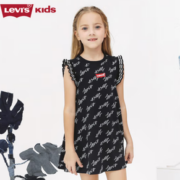 Levi's 李维斯 女童亲肤短袖连衣裙