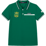 HAZZYS童装哈吉斯男童短袖Polo衫夏季新品中大童学院休闲T恤 藏蓝 130cm