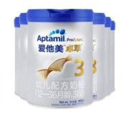 Aptamil 爱他美 卓萃幼儿配方奶粉3段900g克欧洲荷兰原罐进口 *6罐
