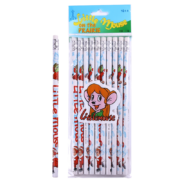 中华  卡通圆杆铅笔10支