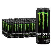 可口可乐 Monster 魔爪 原味 黑爪 维生素能量 运动饮料 330ml*24罐 整箱