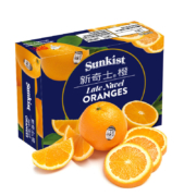 Sunkist 新奇士 美国晚熟橙 黑标 2kg礼盒装(单果190g起)*2件