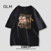 GLM  情侣款纯棉重磅短袖  220g重