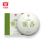 大益普洱茶蜜香普洱生茶饼茶云南勐海茶叶300g礼盒装七子饼茶
