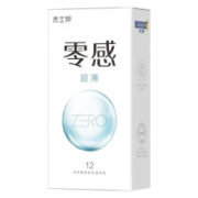 京东百亿补贴：杰士邦 玻尿酸避孕套 零感超薄*12只装