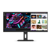AOC 电脑显示器 34英寸 WQHD IPS技术 119% sRGB色域 21:9带鱼屏 Type-C接口 65W反向充电 家用办公 U34P2C