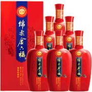 金六福 鸿运 50%vol 浓香型白酒 500ml*6瓶 整箱装