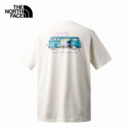 北面（The North Face）短袖T恤情侣户外舒适透气露营车运动t恤夏季 N3N/白色 XL/180