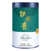 海堤中茶 铁观音浓香型 乌龙茶叶岩茶 散罐装乐享系列 铁观音125g