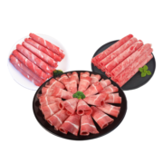 祁连牧歌 国产原切肥牛卷套餐1100g/套 火锅烧烤食材 张掖牛肉