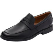 Clarks其乐男士2022春季经典英伦纯色正装一脚蹬便鞋商务皮鞋Un Aldric Step