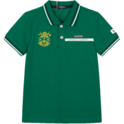 HAZZYS童装哈吉斯男童短袖Polo衫夏季新品中大童学院休闲T恤 藏蓝 155cm