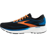 布鲁克斯（BROOKS）新款入门男士跑步鞋柔软透气跑步鞋男 Trace 2轨迹ys 【男】黑色/经典蓝/桔红 42
