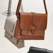 Fossil 化石 ZB7878200 女士牛皮邮差斜挎包 2色