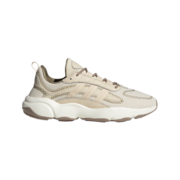 adidas「增嗨鞋」阿迪达斯三叶草HAIWEE男女网面运动复古老爹鞋 汉玉白/米黄 38.5(235mm)
