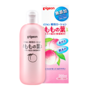 贝亲(Pigeon)日本原装进口婴儿桃叶精华爽身露200ml 祛痱止痒 舒缓保湿