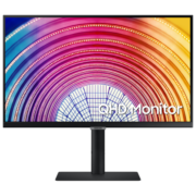 三星（SAMSUNG）23.8英寸 2K IPS技术 FreeSync HDR10 可壁挂 旋转升降底座 S60A 电脑显示器 S24A600NWC