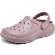 Skechers防滑轻质洞洞鞋女拖鞋沙滩鞋111514 茱萸粉/MVE 36