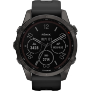 佳明（GARMIN）Fenix7S太阳能蓝宝石DLC碳黑旗舰版血氧跑步高尔夫户外运动手表