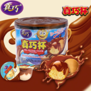 真巧 杯 巧克力酱大杯饼干粒 实惠散称500g