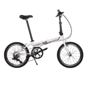 plus会员：大行（DAHON)折叠自行车20寸8速男女折叠车P8青春版 KAC081 亮面白