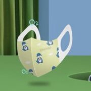 ZHENDE 振德 一次性3D立体儿童口罩 黄色恐龙 30只*盒